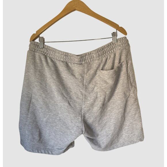 H&M Mens Regular Fit Gray Sweat Shorts XXL Cotton Blend Comfortable Loungewear - Picture 2 of 6